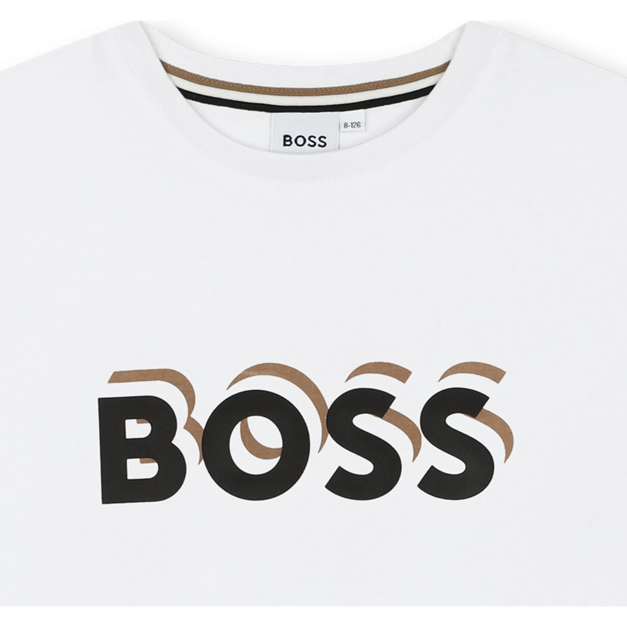 BOSS Logo SS Tee Shirt - White
