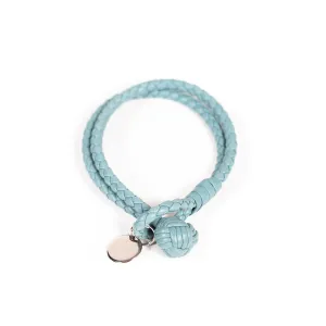 Bottega Veneta Intrecciato Double Row Knot Bracelet