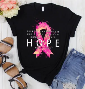 Breast Cancer hope tee