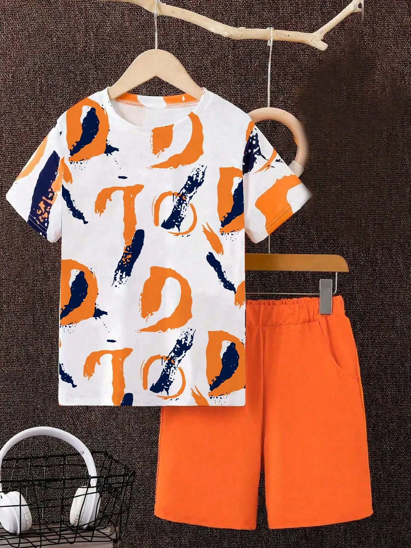 Business casual with t shirt|  Boy Casual Colorful Letter