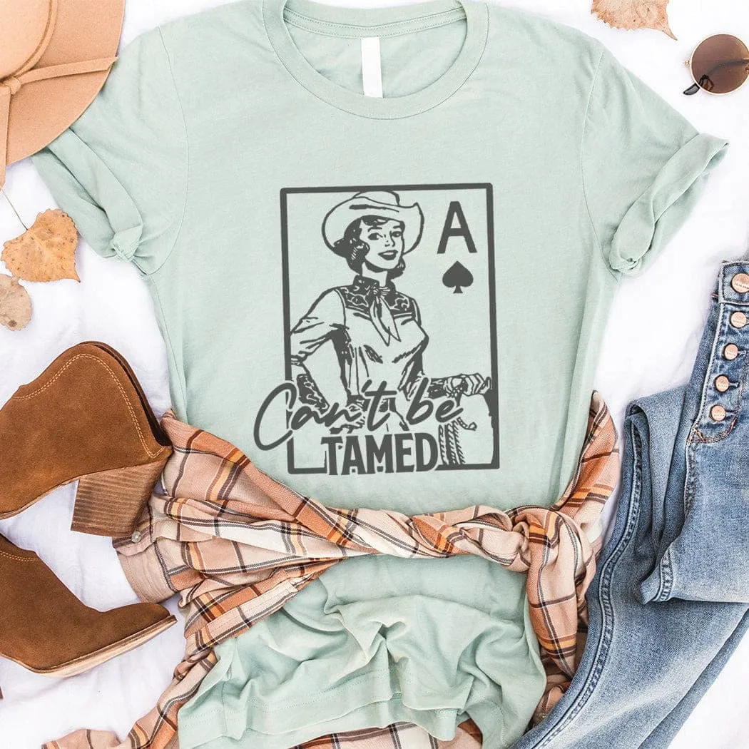 Can't Be Tamed Western Graphic T-Shirt - WE158