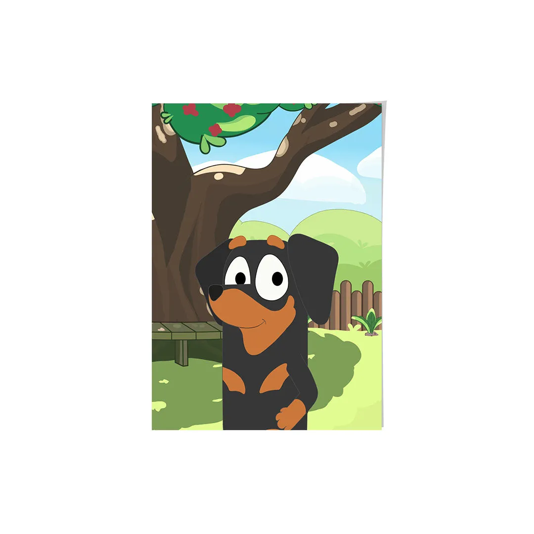 Cartoon Pet Portrait - One Pet