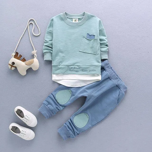 Casual Unisex Shirt Tops Pants Clothes