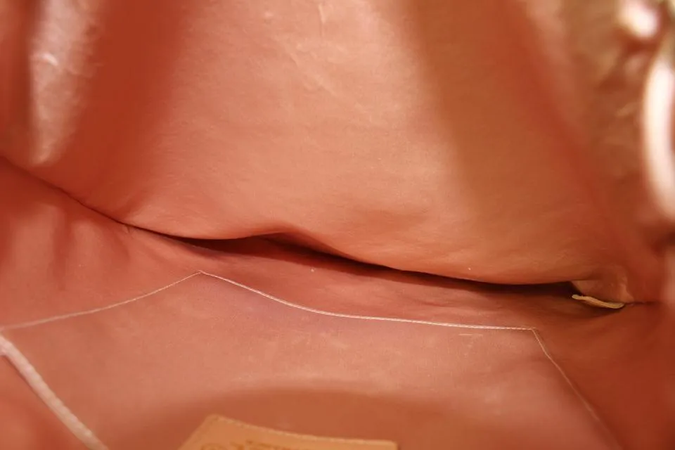 Chanel Pink Quilted Satin Crystal Logo Drawstring Backpack 830cas21