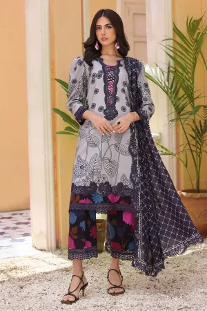 CHARIZMA | Embroidered Linen Shawl '24 | SHW4-05