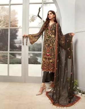 Chiffon Pakistani Dress Latest 2020 Collection # C2078