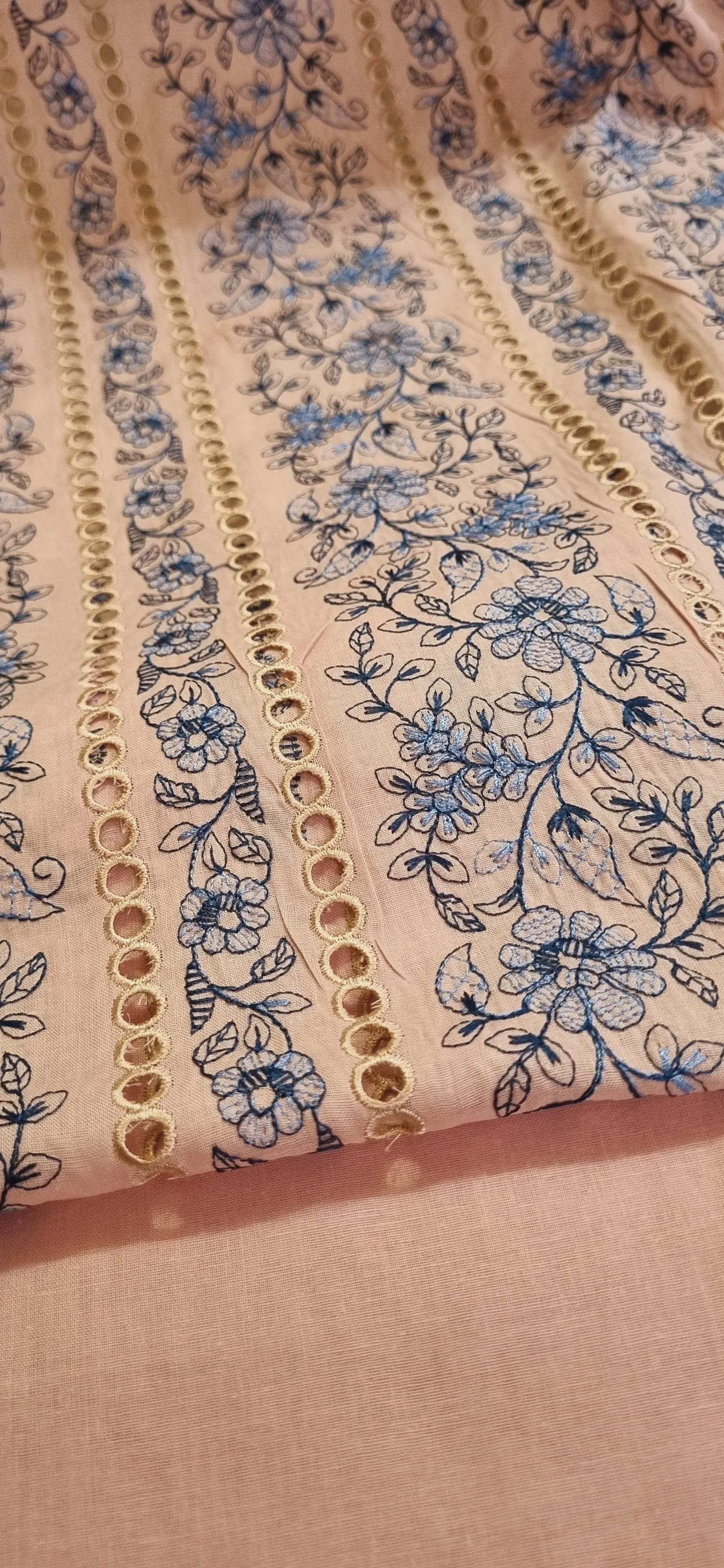 Chikan embroidered lawn two-piece suits