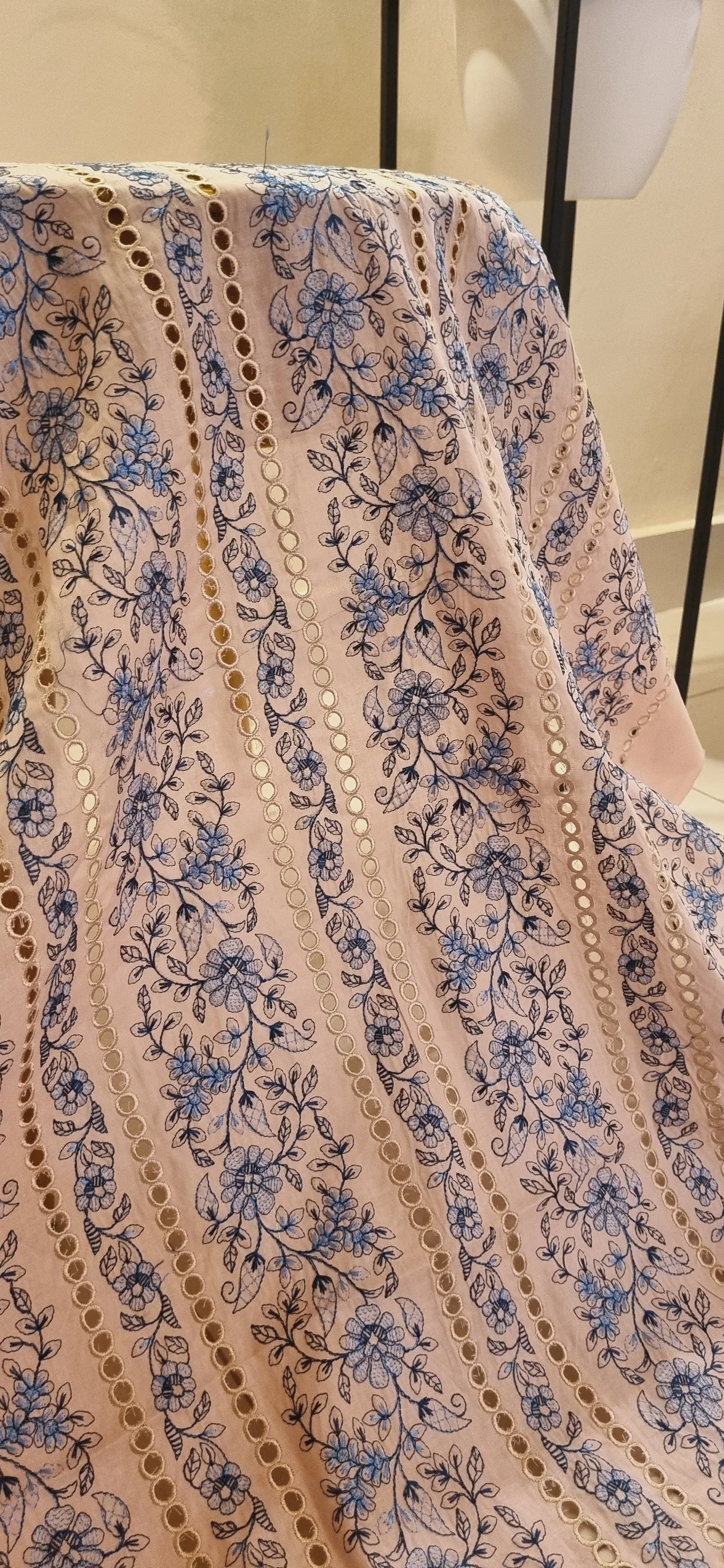 Chikan embroidered lawn two-piece suits