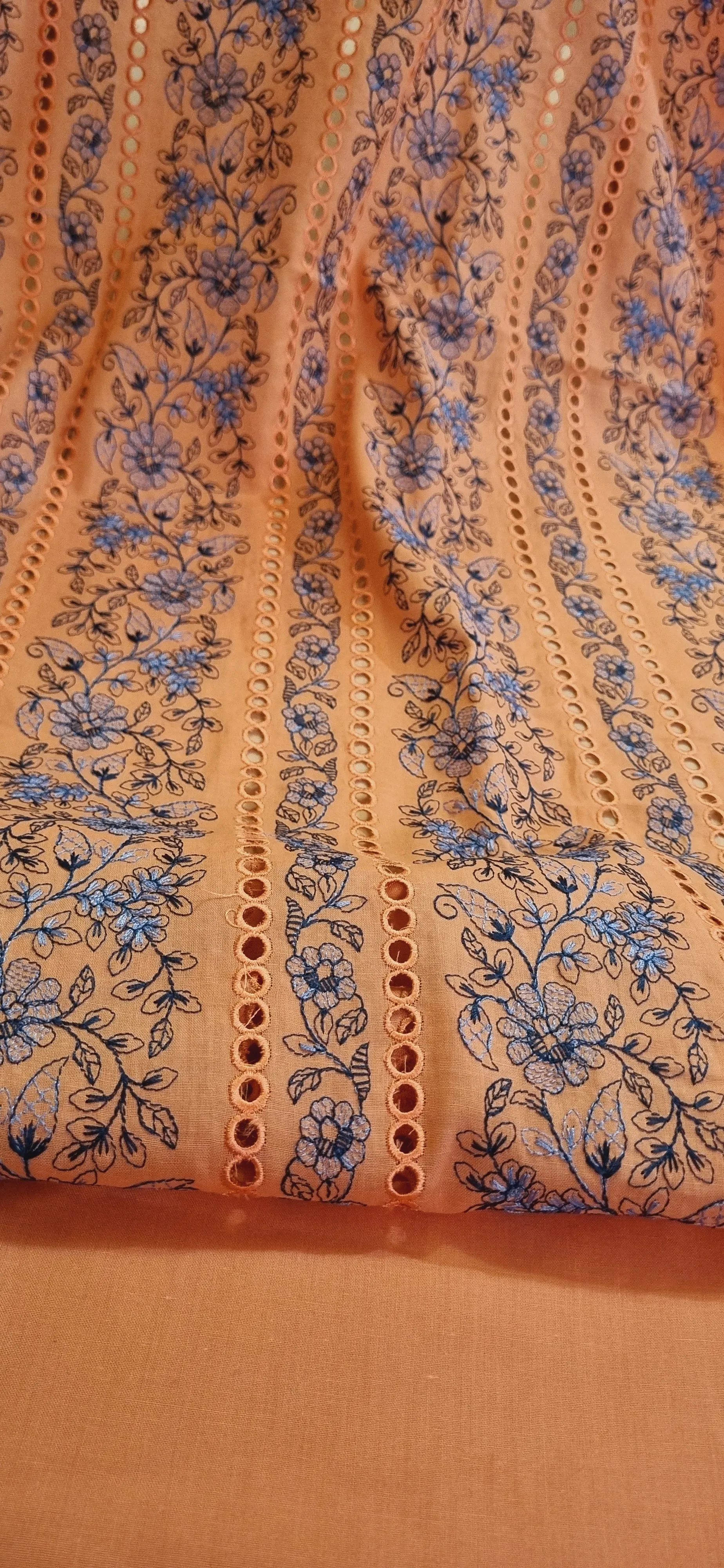 Chikan embroidered lawn two-piece suits
