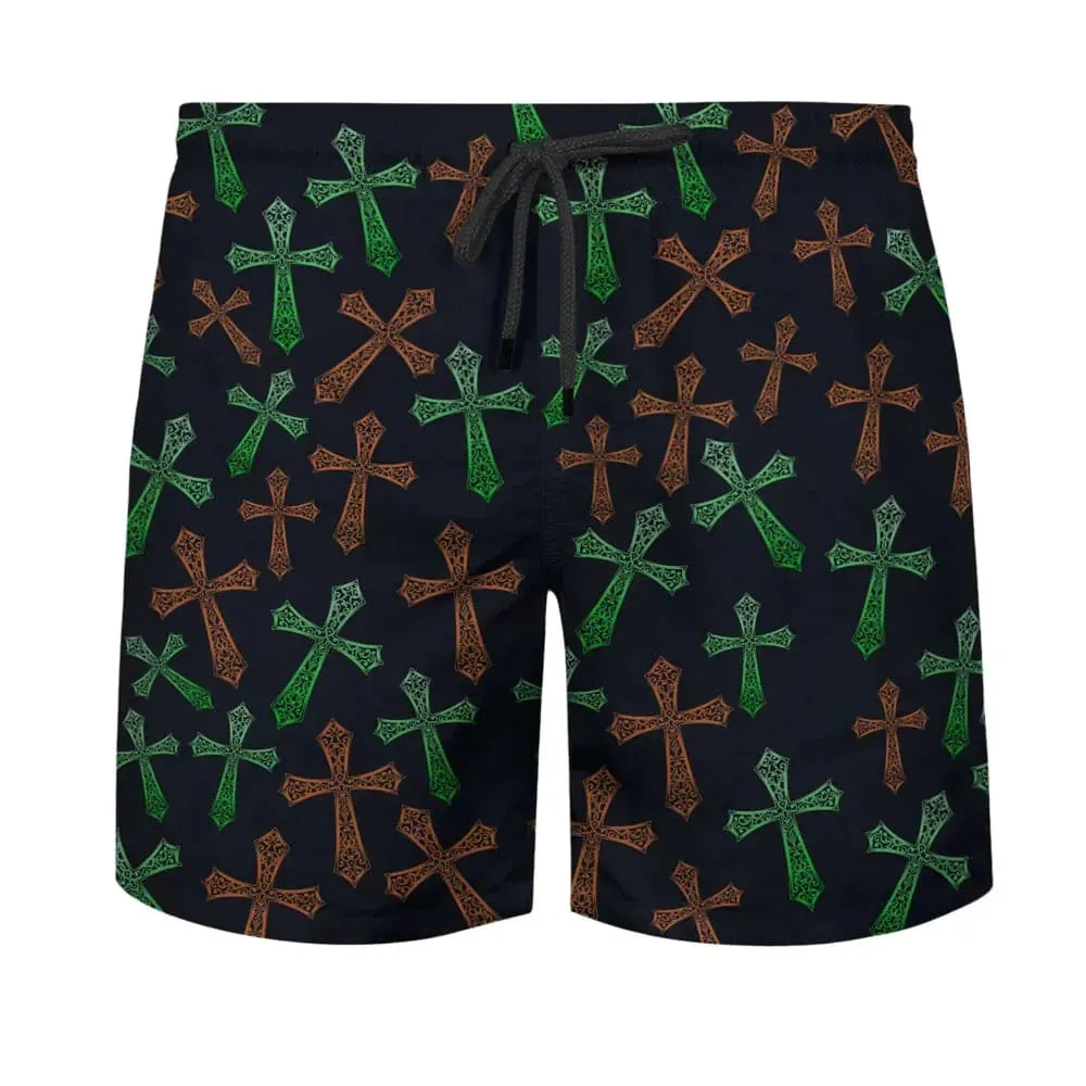 Christianartbag Hawaiian Shirt, I Don't Need Luck I've Got Jesus Gnome Patrick Day Hawaiian Shirt, Christian Hawaiian Shirts For Men & Women.