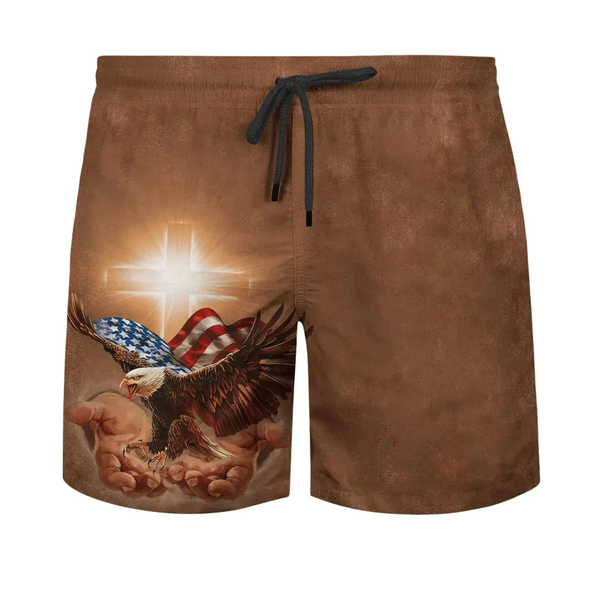 Christianartbag Hawaiian Shirt, One Nation Under God Jesus Holy In Hand Eagle Hawaiian Shirts, Christian Hawaiian Shirts For Men & Women.
