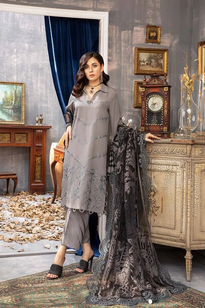 CKR-008 | Charizma Viscose Karandi Collection Winter Volume 1 2021-2022 | Unstitched Embroidered Viscose Karandi Suits
