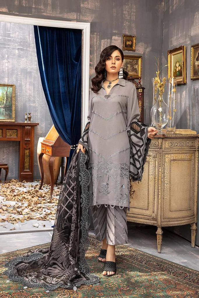CKR-008 | Charizma Viscose Karandi Collection Winter Volume 1 2021-2022 | Unstitched Embroidered Viscose Karandi Suits