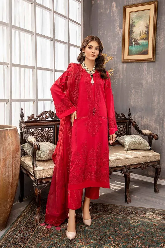 CKR-011 | Charizma Viscose Karandi Collection Winter Volume 1 2021-2022 | Unstitched Embroidered Viscose Karandi Suits