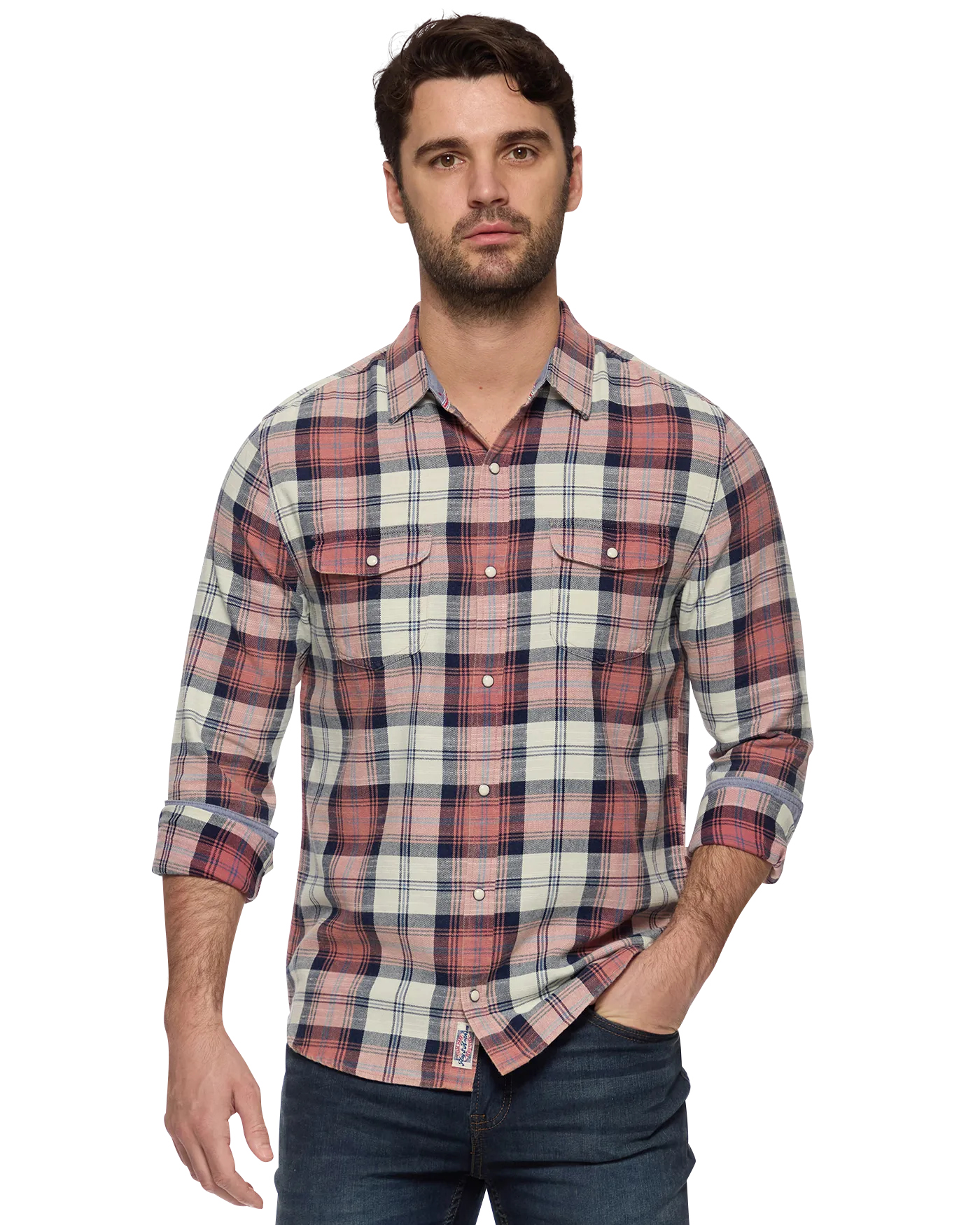 CLANTON SLUB WESTERN SHIRT