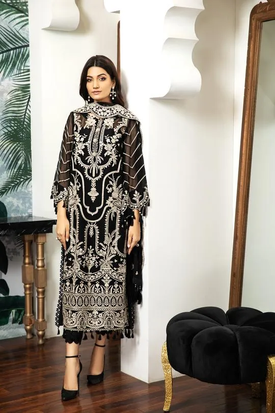 Clara | Alizeh Royale De Luxe Collection | Unstitched Embroidered Chiffon Suits
