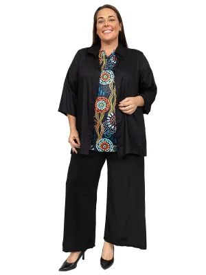Classic Collar Blouse - Black