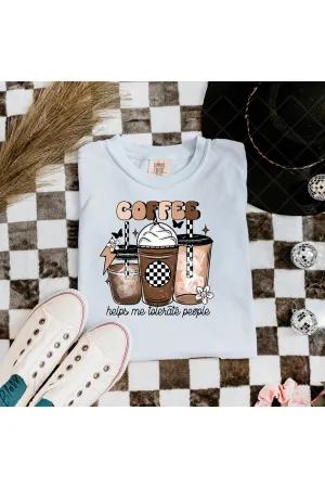 Coffee Fuels Me: Aesthetic Coffee Lover Comfort Colors T-Shirt