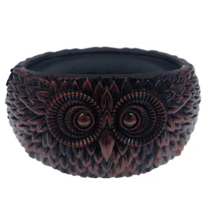 Copper Black Hoot Owl Hinged Bracelet