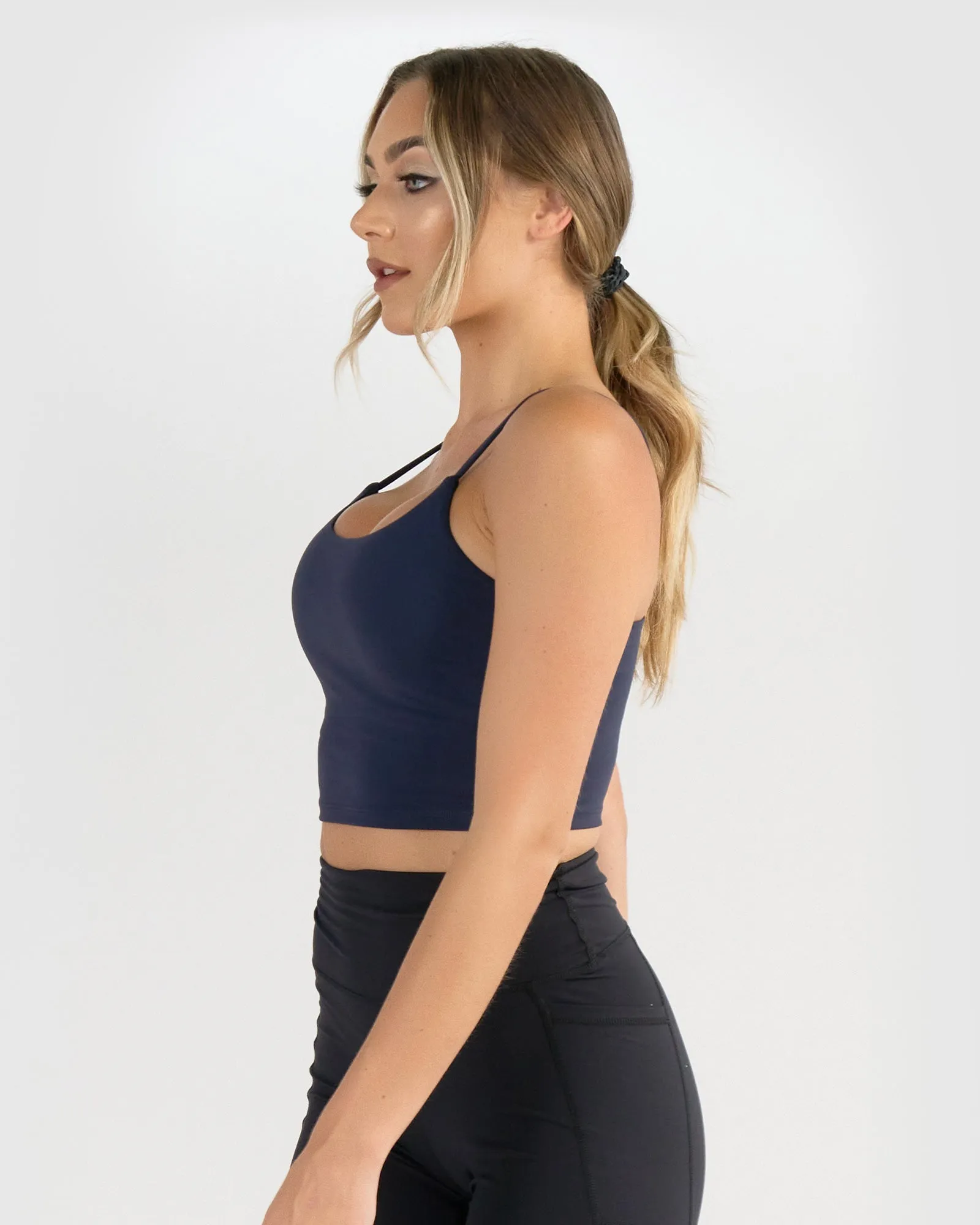 Core Trainer Libby Active Crop Navy