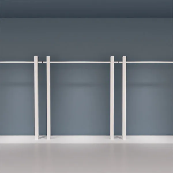 CR049 Garment Display Full Stainless Steel Clothing Rack