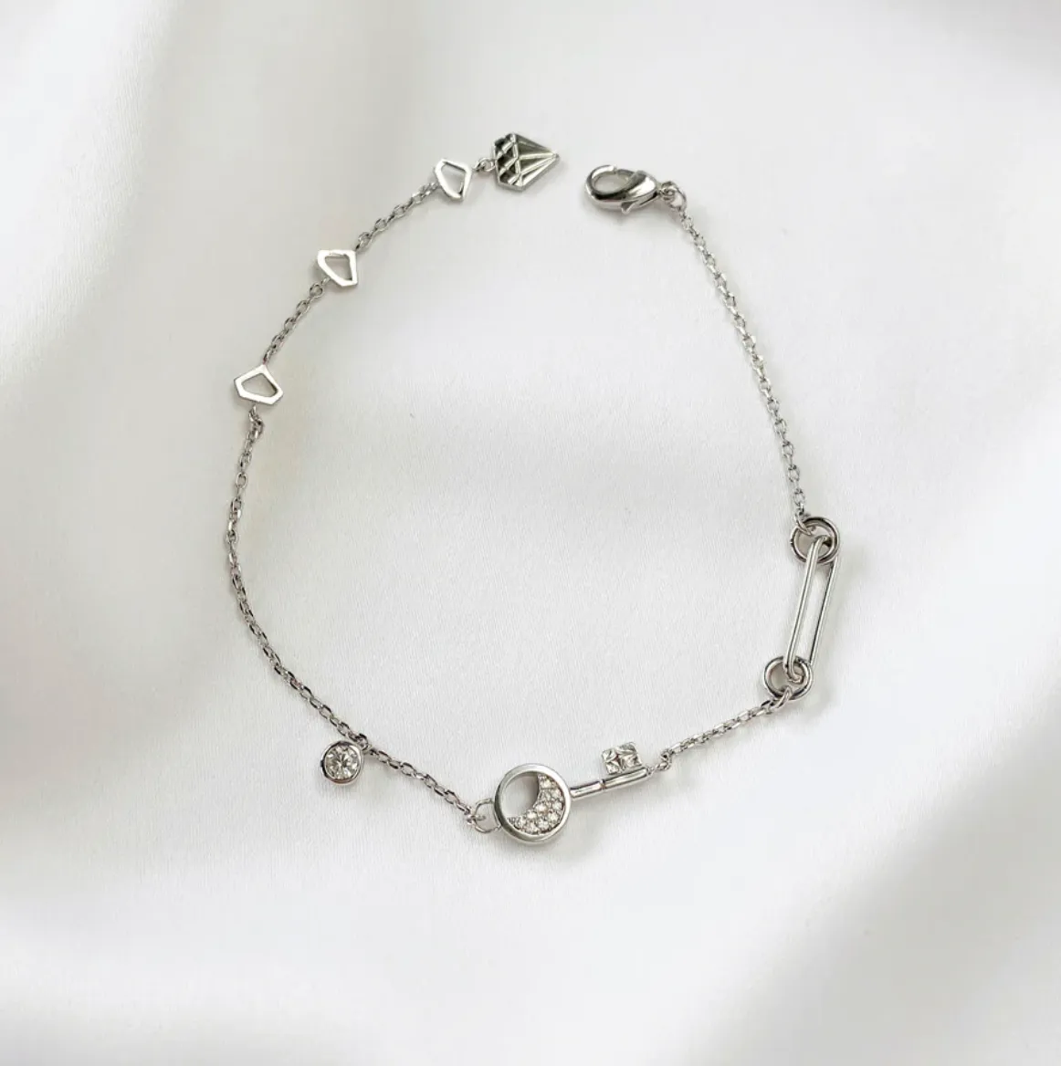 Crescent Key Bracelet