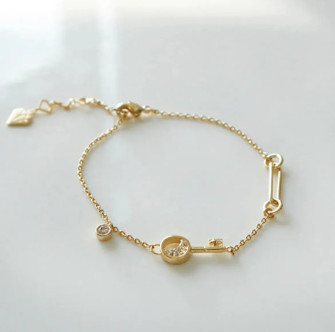 Crescent Key Bracelet