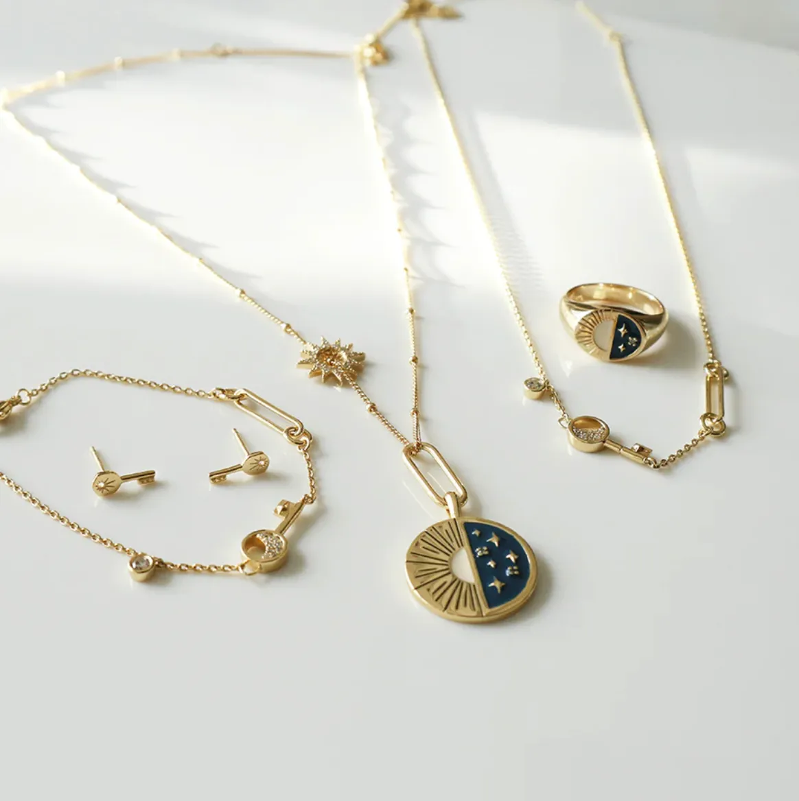 Crescent Key Bracelet