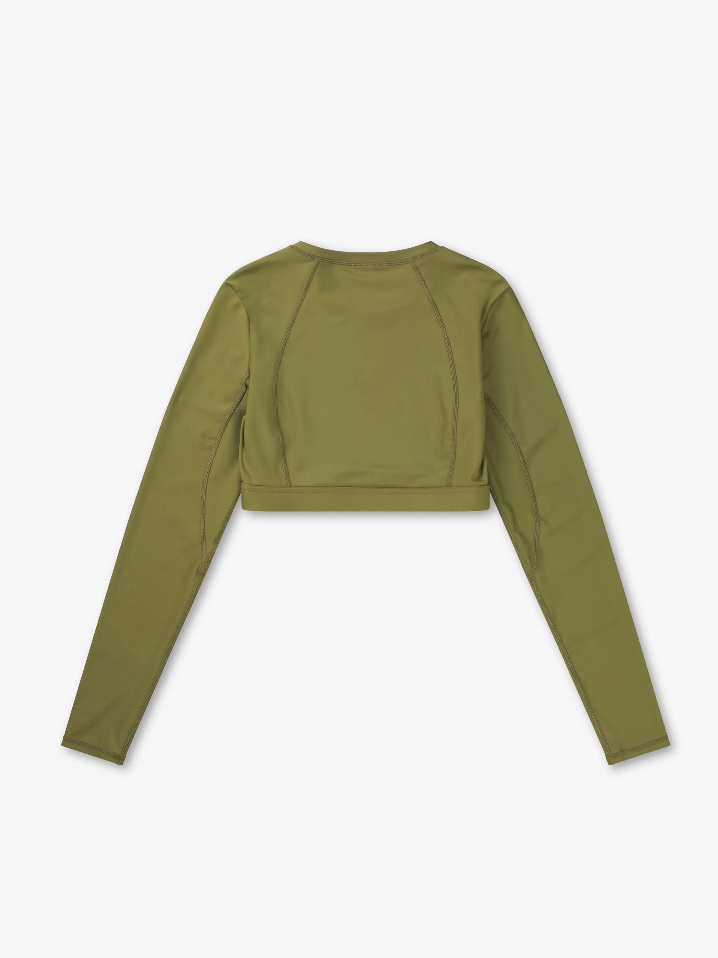 Cropped Longs Sleeve Top