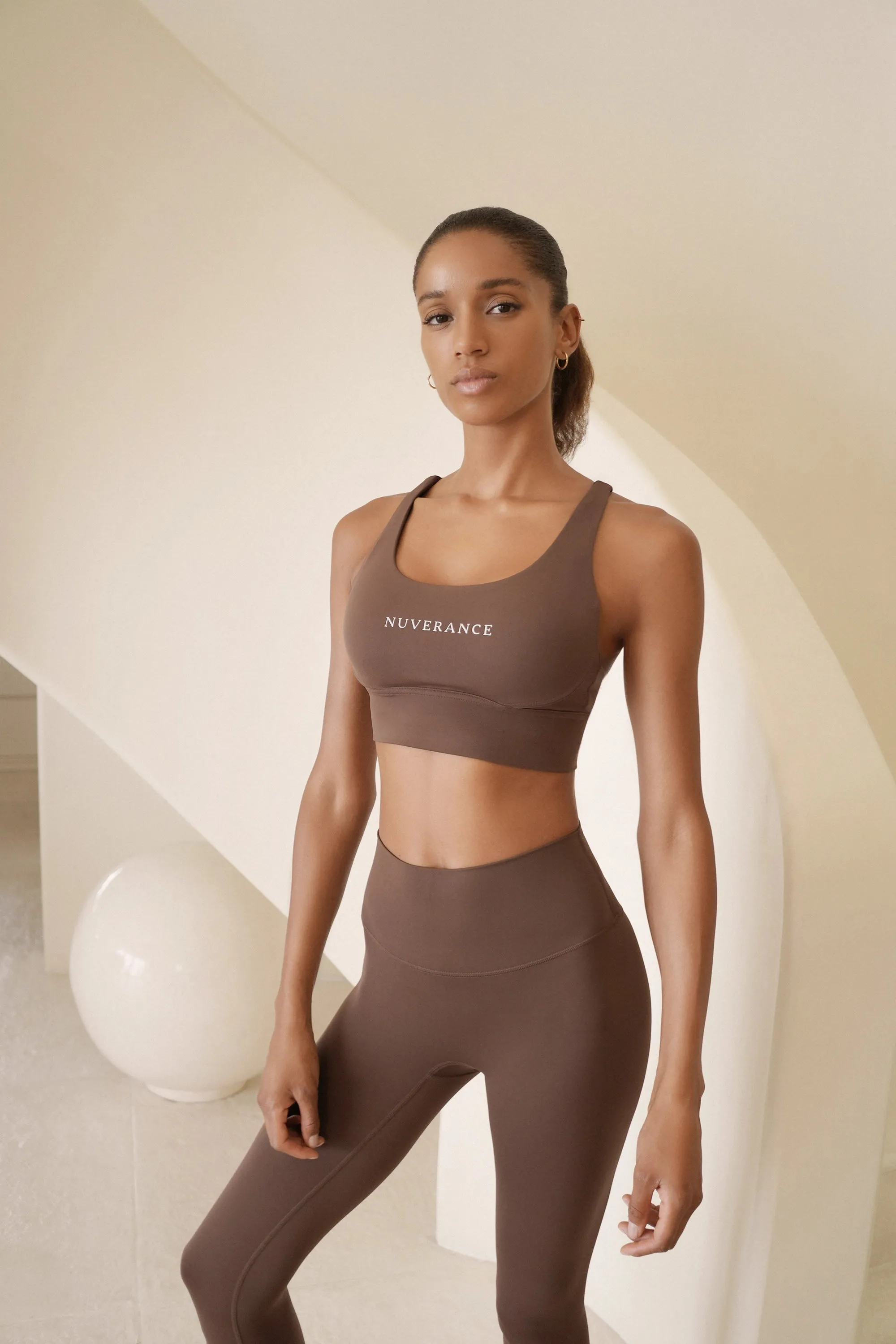 CROSS TOP | CHOCOLATE