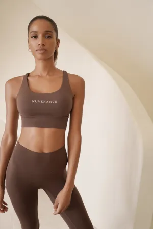 CROSS TOP | CHOCOLATE