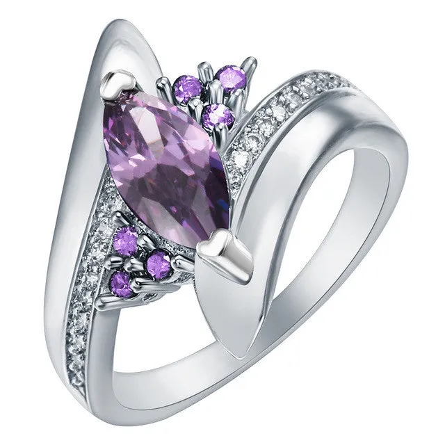 Crystal Cubic Zirconia Rings