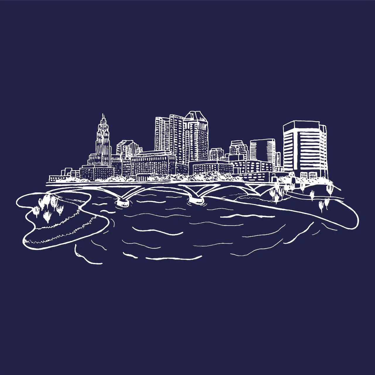Custom Upgrade: Ohio Lining Collection (Blue Line Only)