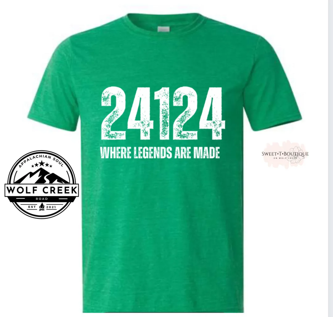 Custom ZipCode Where Legends Are Made Wolf Creek Road Original