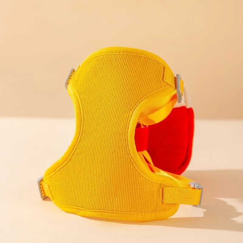 Cute Pet Burger Fries Backpack Rope Leash