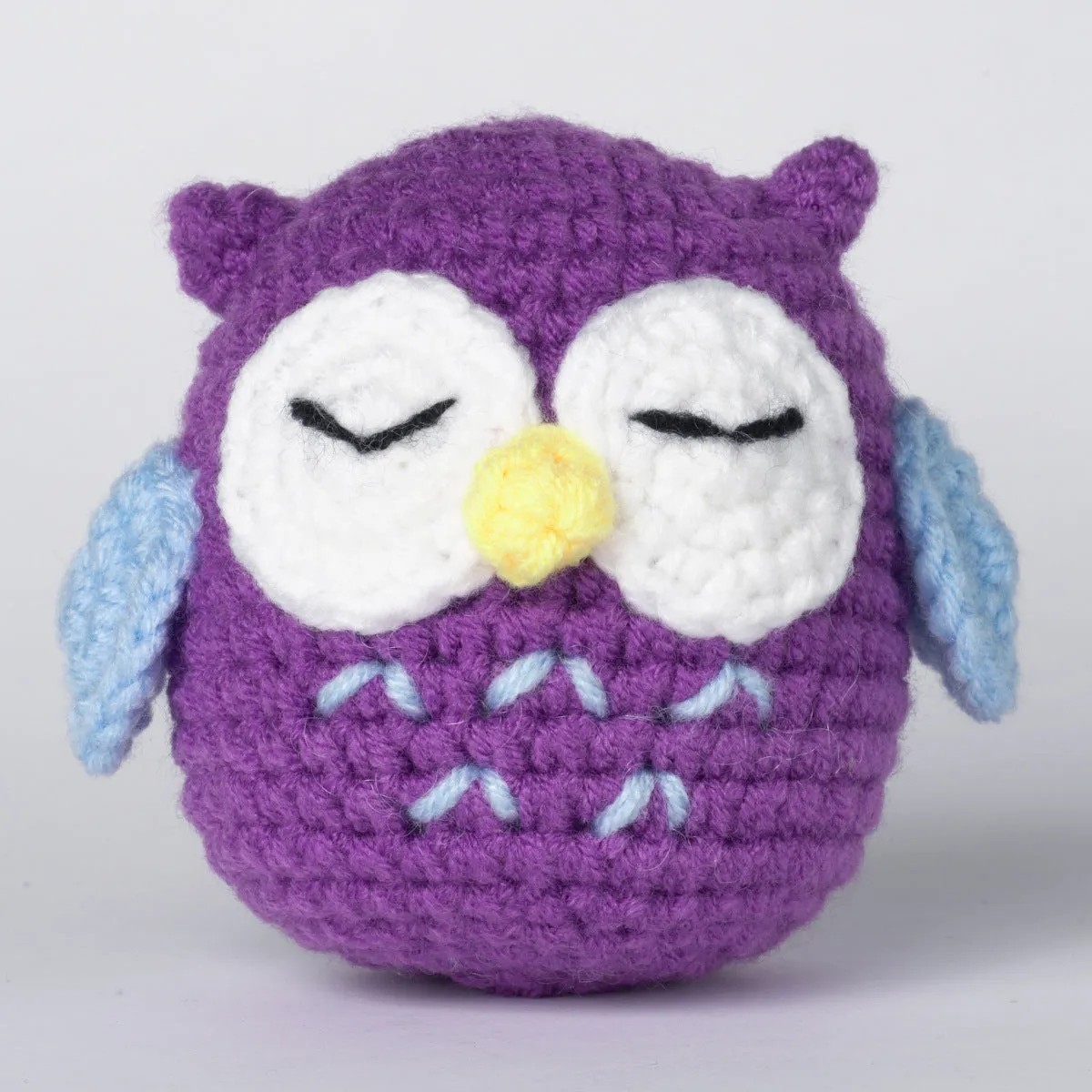 Dasonwin | Crochet Kit for | 3 Pattern Animals-Owl/ Penguin/ Frog