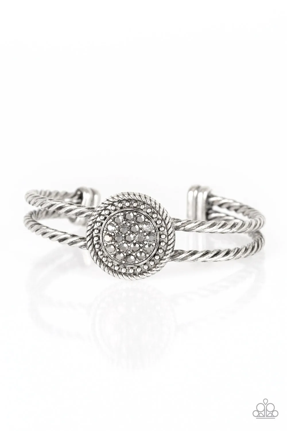 Definitely Dazzling - Silver - Paparazzi Accessories
