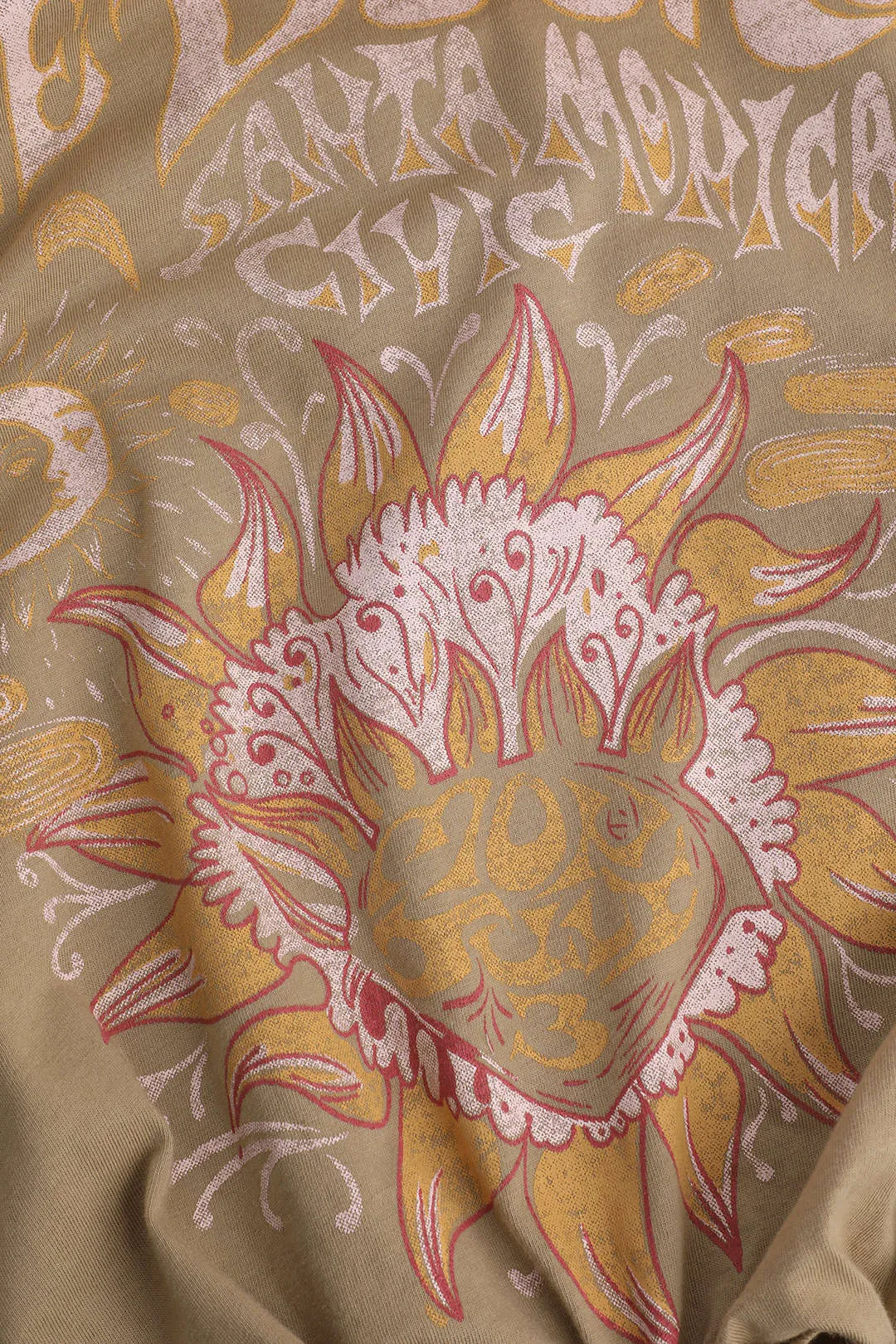 Delilah - Floral Print Knot Detail Woman's T Shirt