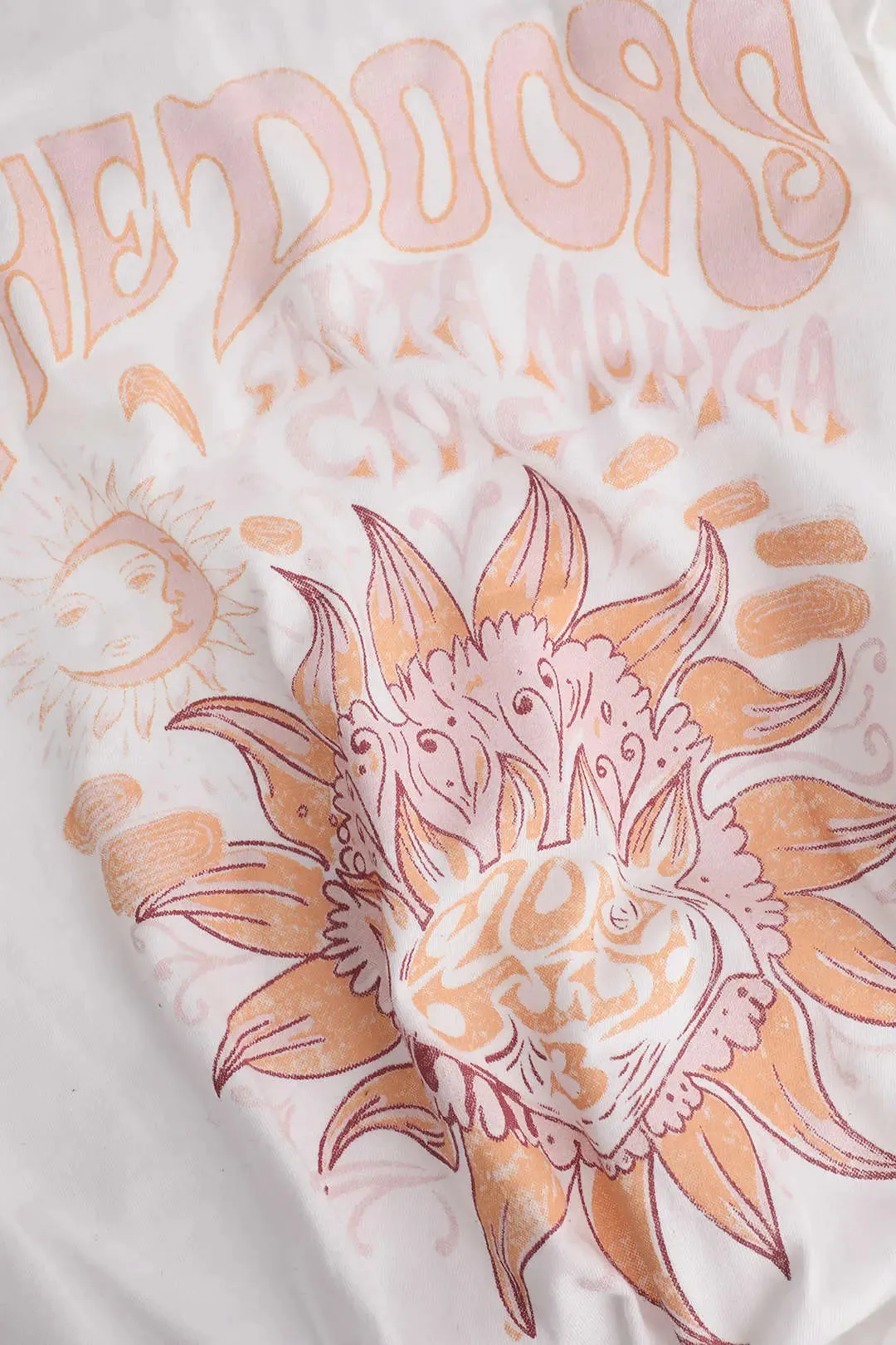 Delilah - Floral Print Knot Detail Woman's T Shirt