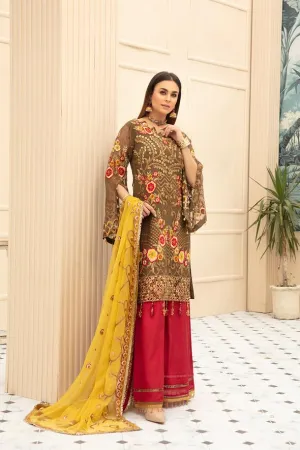 Designer Party Outfit with Embroidery #N0017