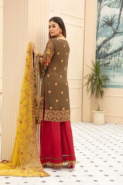 Designer Party Outfit with Embroidery #N0017