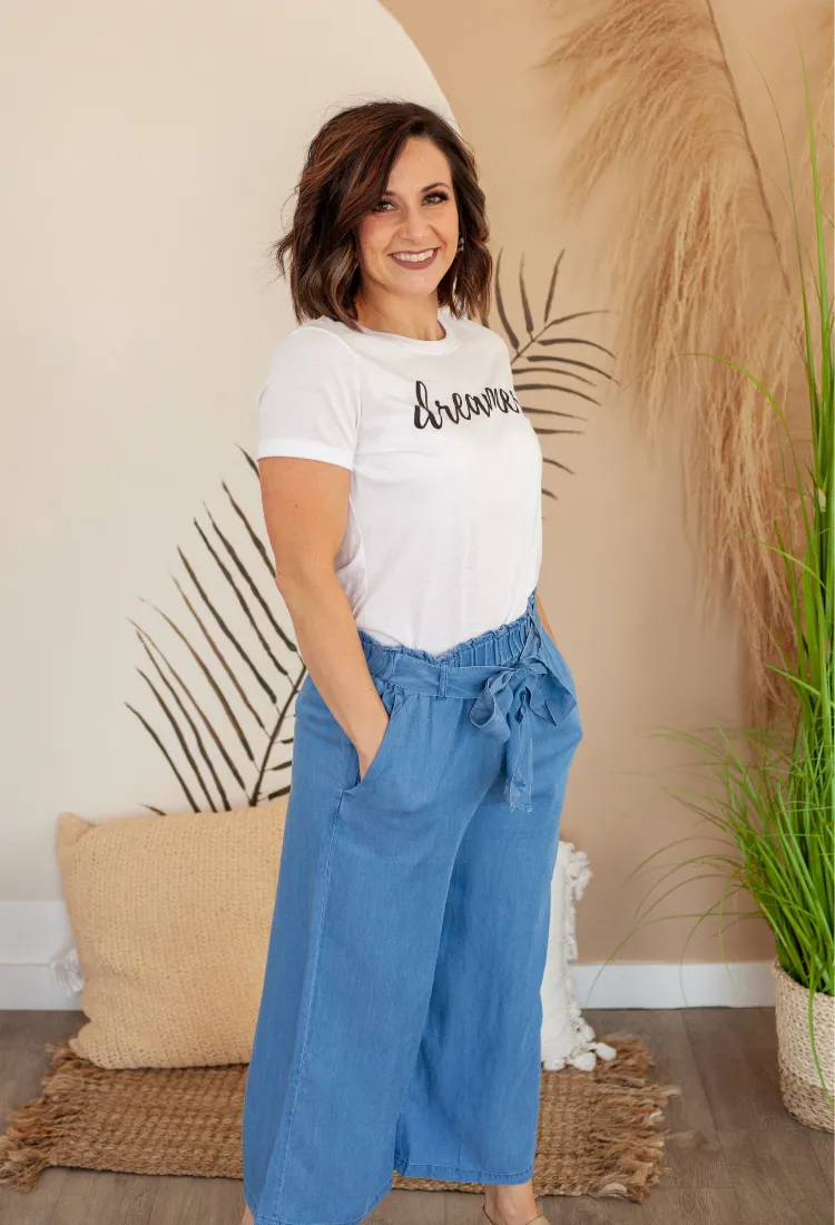 Dreamer Tee in White