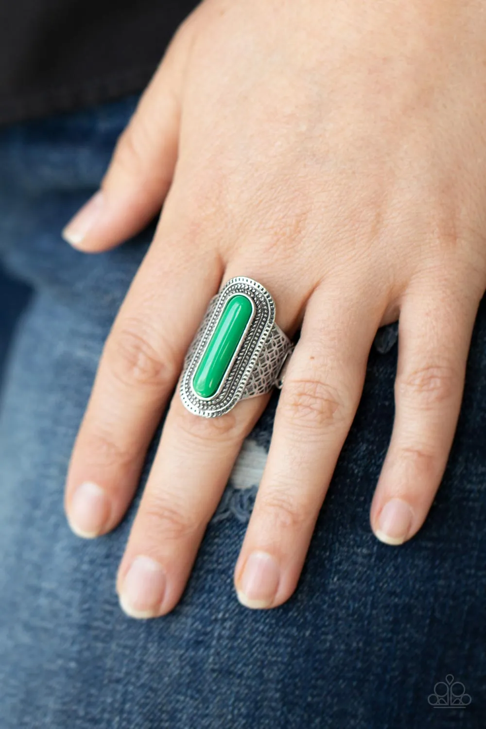 Dubai Distraction - Green - Paparazzi Accessories