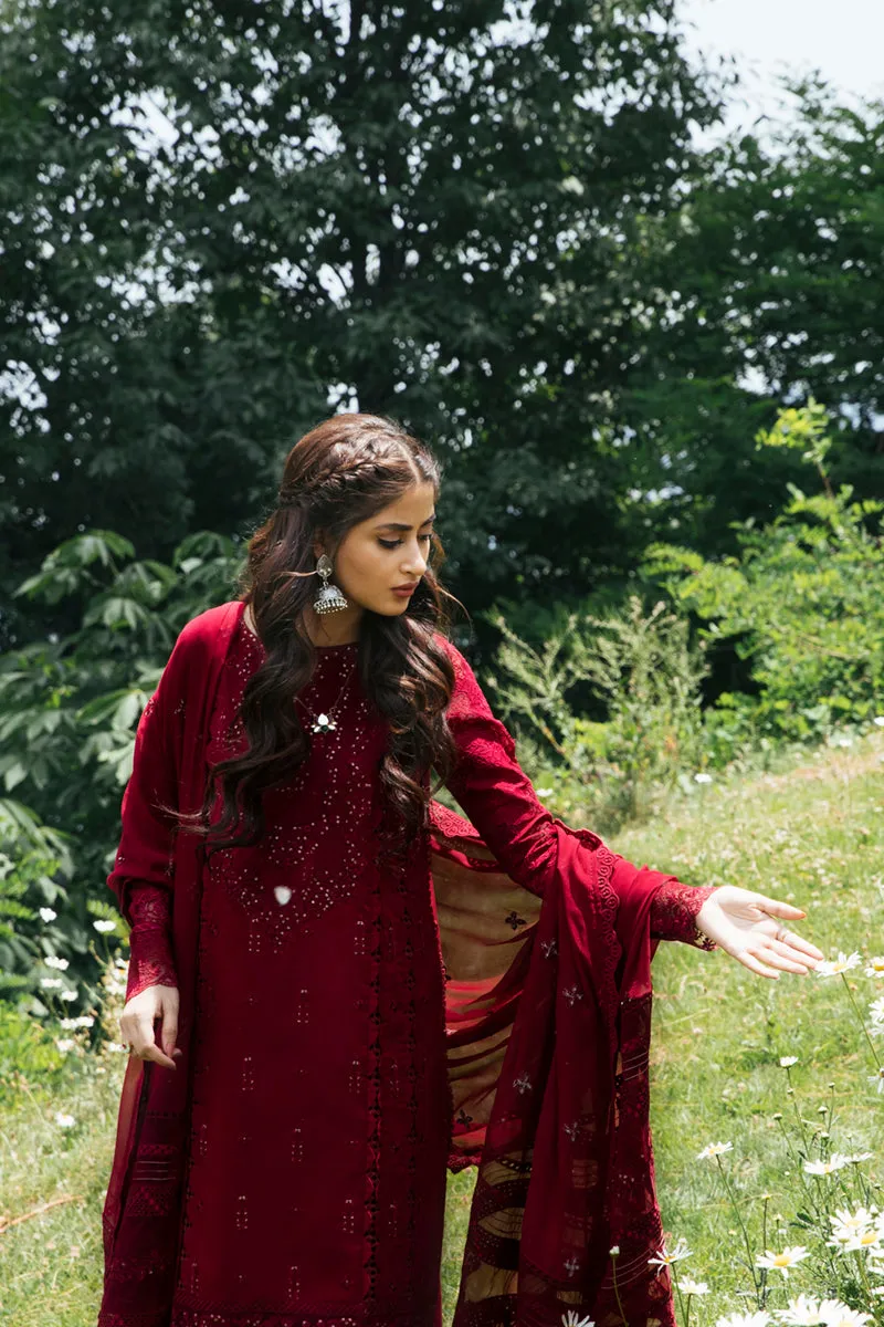 EB-07  REIGN | Qalamkar Rahi Luxury Festive Collection 2022 | Unstitched Embroidered Lawn Suits