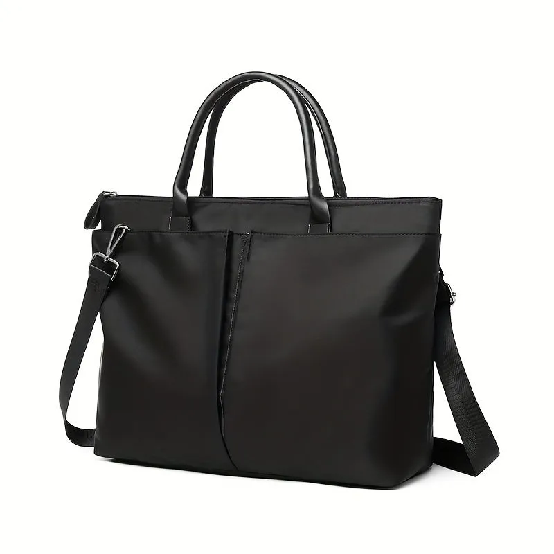 EdgeGuard | Shockproof Laptop Briefcase with Trolley Strap