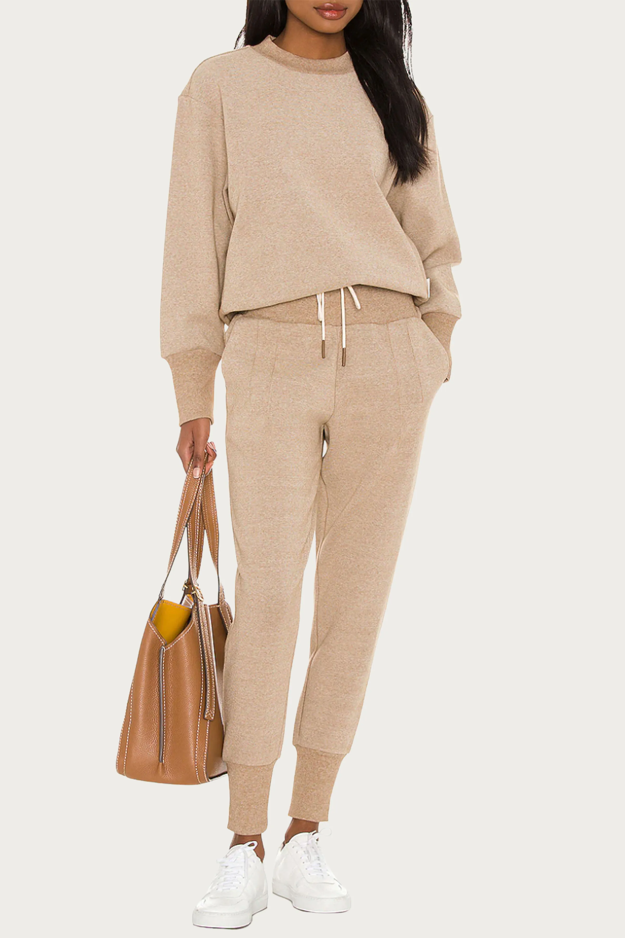 EDITH RIBBED PIQUE SWEAT
