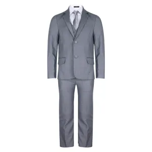 Edward - Mid Grey 5 Piece Boys Suit