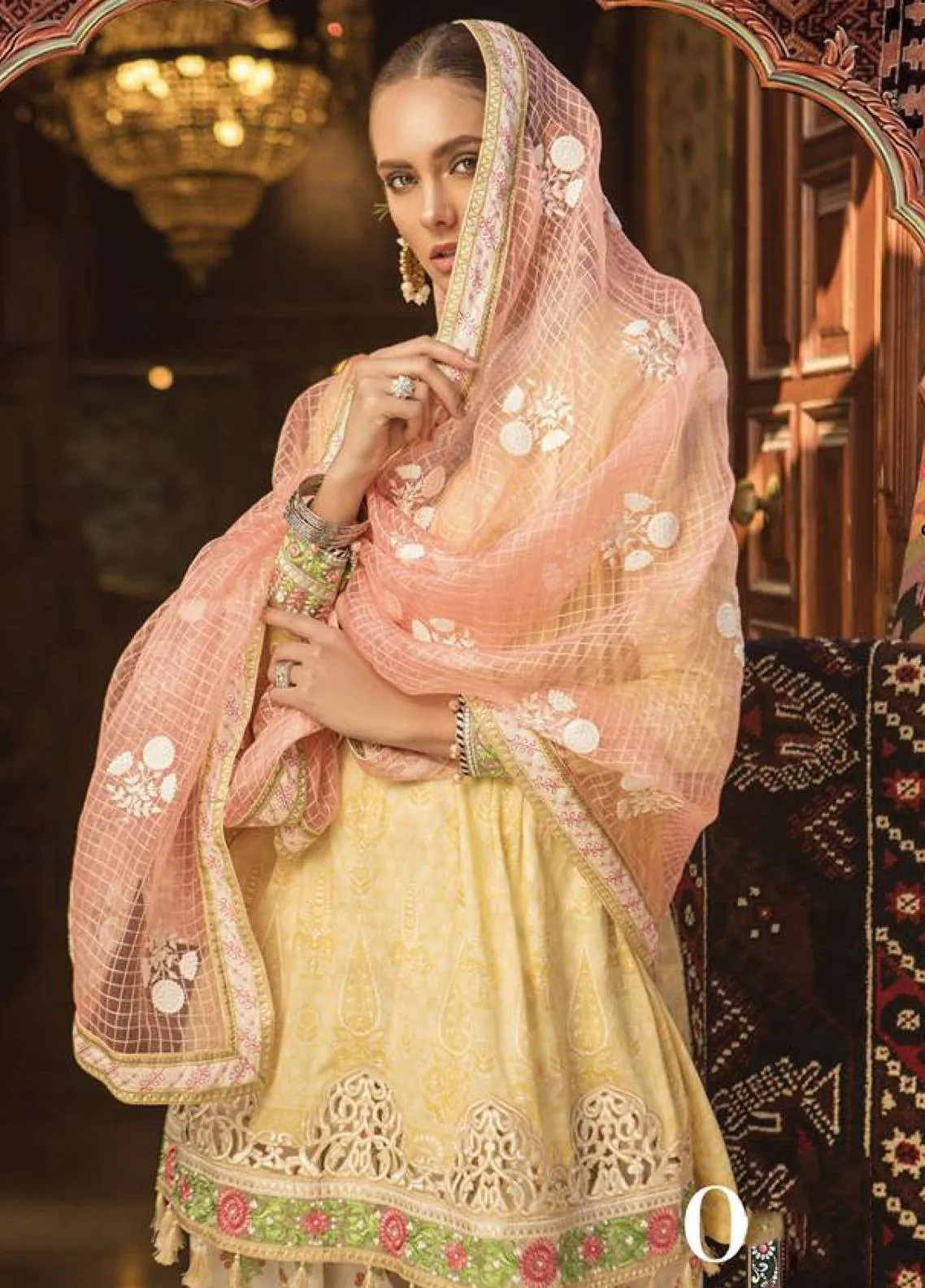 Elegant Punjabi Suit in Yellow Color #J6121