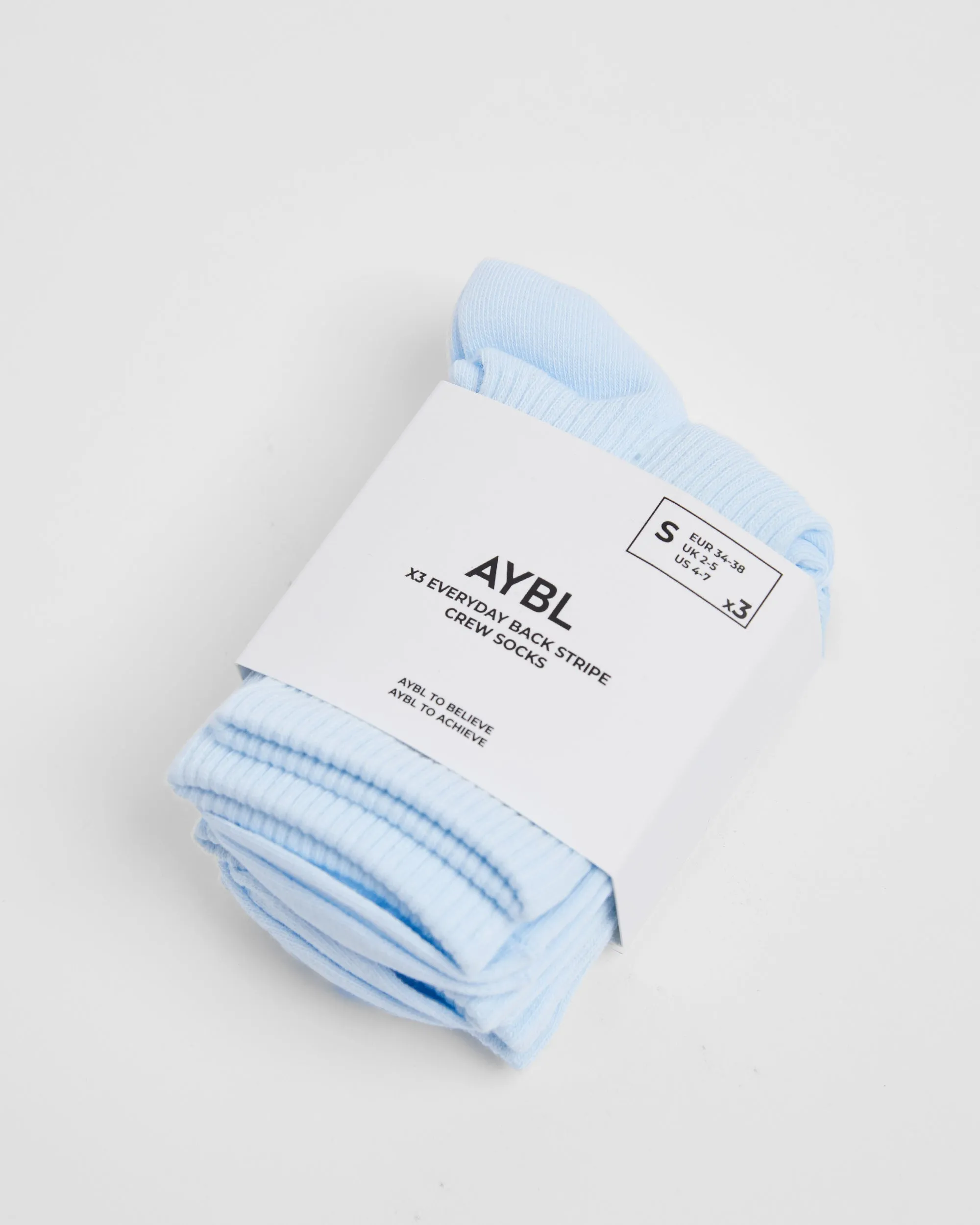 Everyday Crew Socks (3 Pack) - Blue