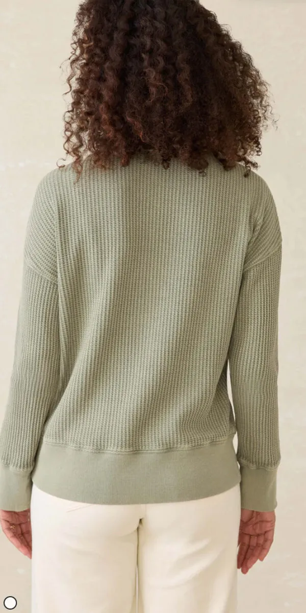 Faherty Surf Waffle Henley